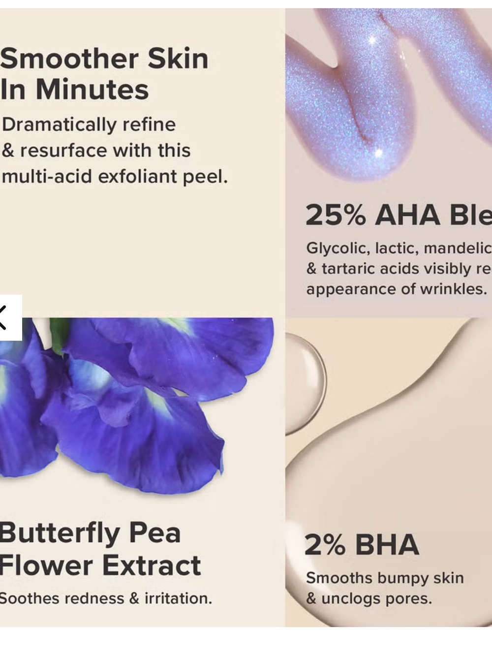 Paula's Choice Skin Perfecting 2% AHA + 2% BHA Exfoliant Peel 1oz/30ml - Picture 7 of 8